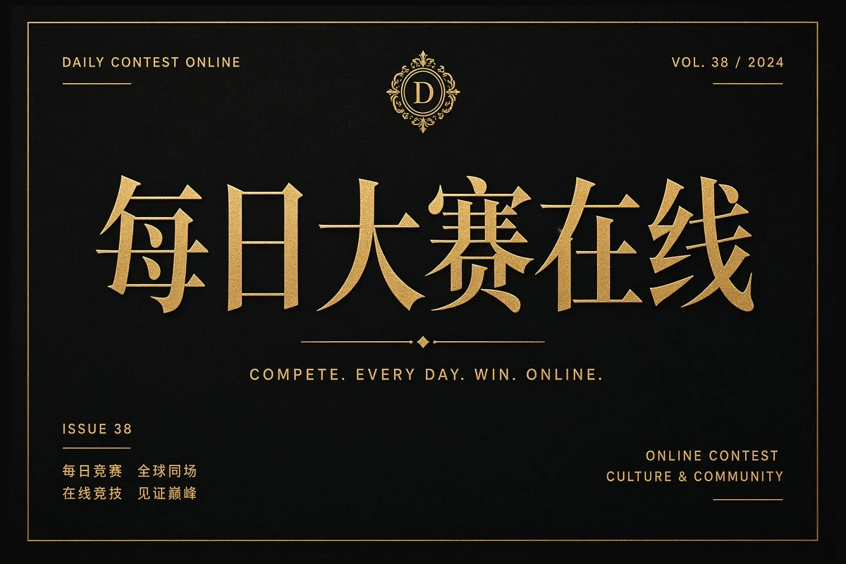 每日大赛在线品牌阅读示意
